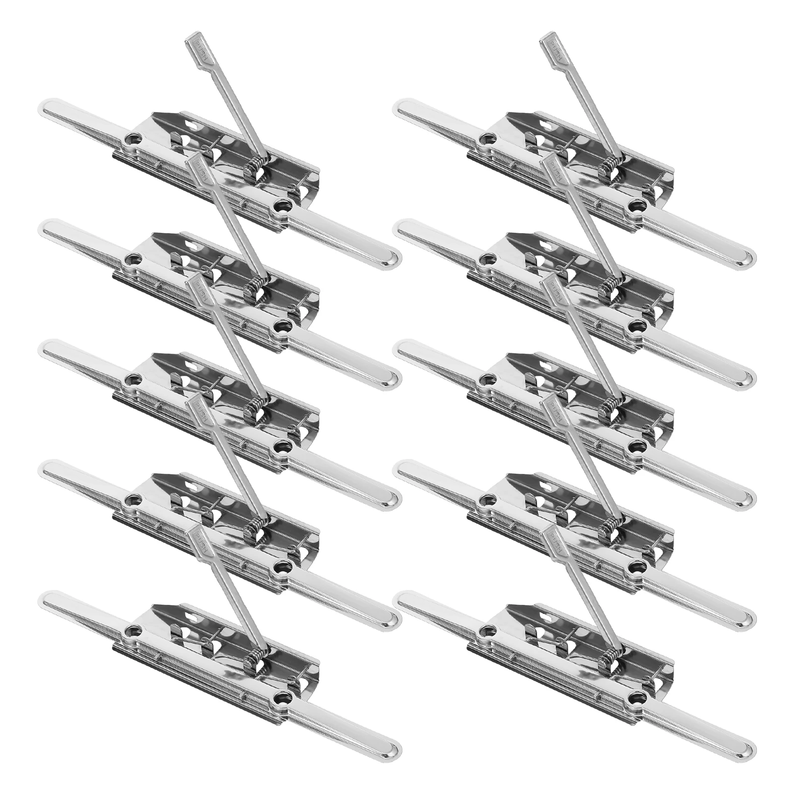 

10pcs Folder Heavy Duty Office File Binder Spring Clamp Clipboard Clip Stationery Supplies Document Holder Multifunctional