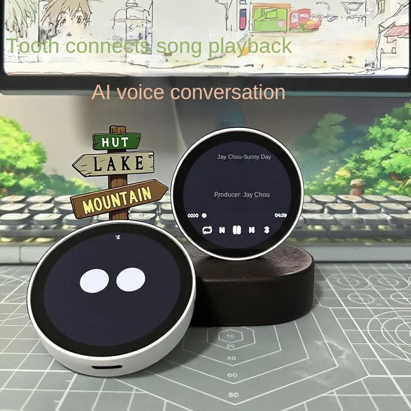 Xiaozhi AI Dialogue Electronic Bar Cola Classmate Electronic Bar Anime Peripheral Badge Brooch Deepseek New 2026 DropShipping