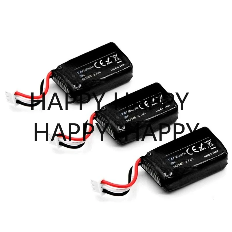 

3 шт. для YUXIANG F120, заводские аккумуляторы для вертолета, аксессуары, емкость 7,4 В, 500 мАч, аккумулятор F120-016