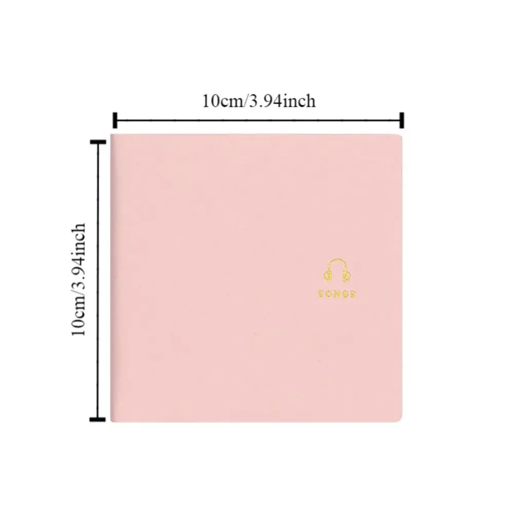 Protect Eye Paper Square Notebook Memo Notes Diary Pocket Notebook Thickening with PU Cover Journal Mini Notepad Back To School