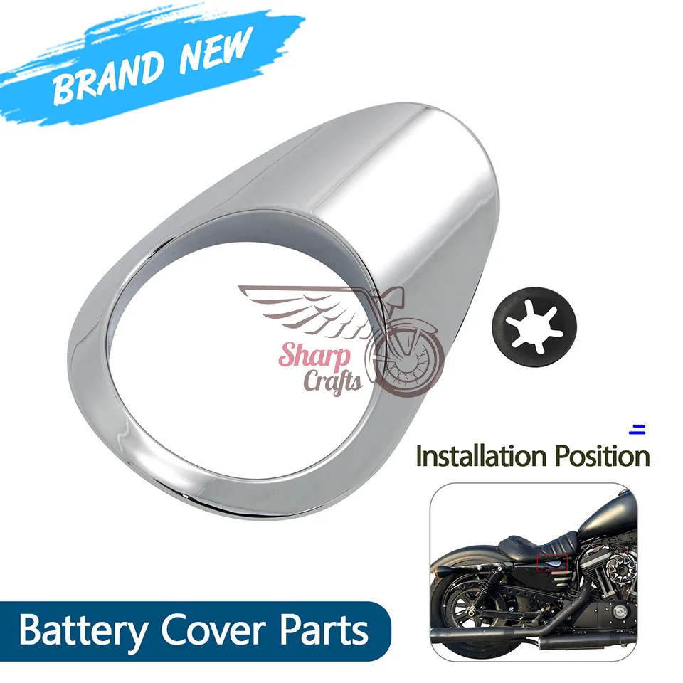 Batterie Verkleidung Abdeckung Teile Rechte Seite Tank ÖL DIPSTIFT LÜNETTE Für Harley Sportster XL883 XL1200 48 72 Forty Eight 2004 - 2022