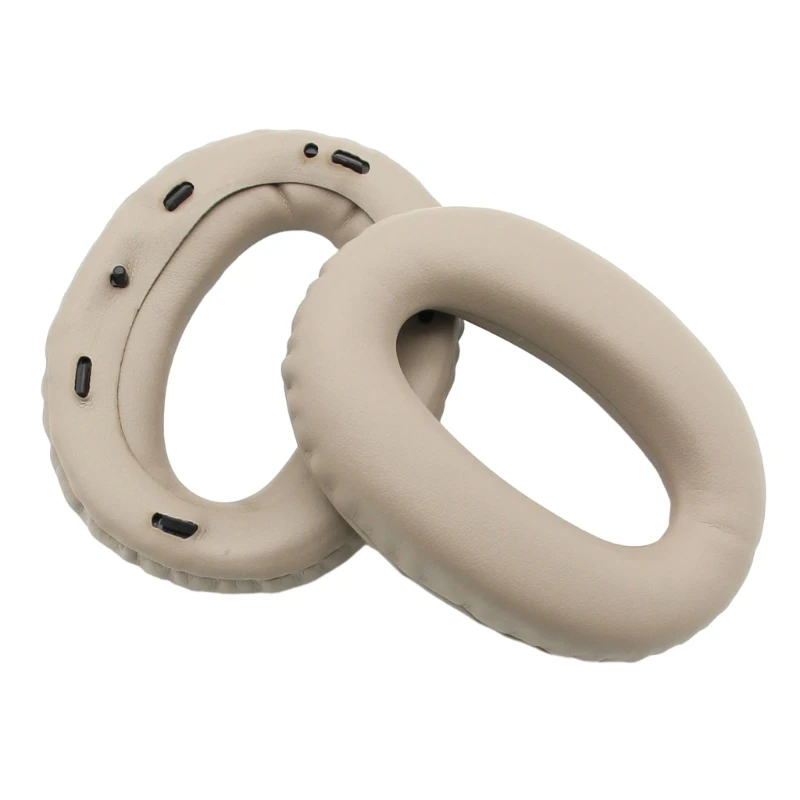 เปลี่ยนแผ่นรองหูฟังแผ่นรองหูฟังสำหรับ WH-1000XM2 หูฟังหนังอะไหล่ทดแทนกรณี