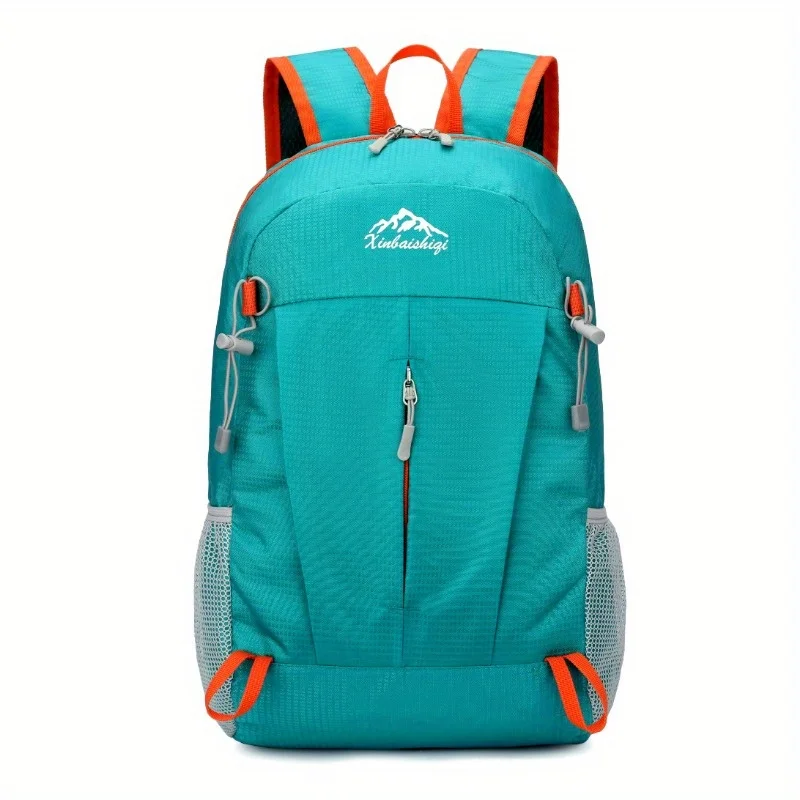 حقيبة ظهر محمولة قابلة للطي حقيبة تسلق الجبال قابلة للطي خفيفة الوزن للتسلق في الهواء الطلق وركوب الدراجات حقيبة سفر للمشي لمسافات طويلة Daypack