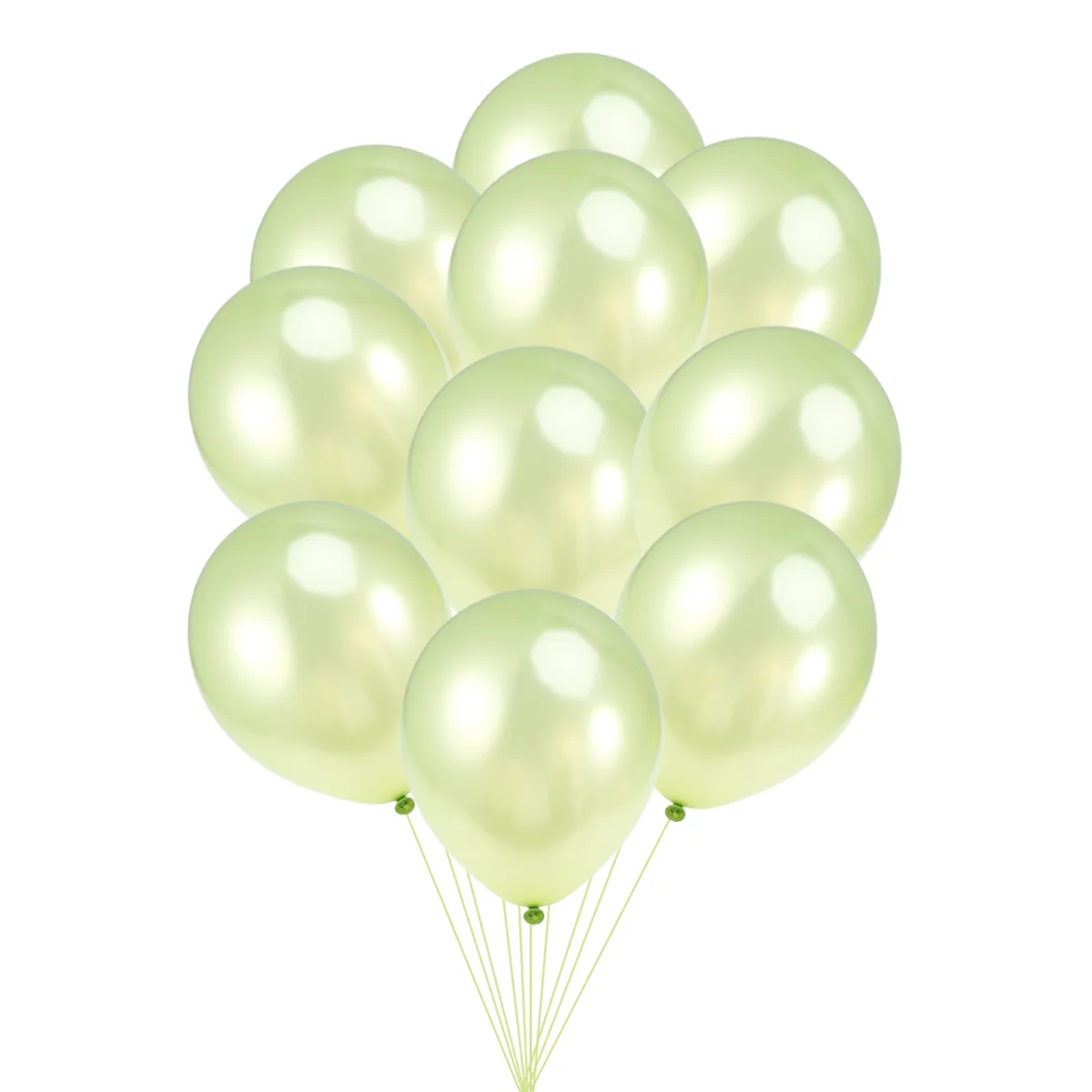

20 Pcs Light Green Balloon Helium Balloons Party Decoration Wedding Decorate Latex Supplies
