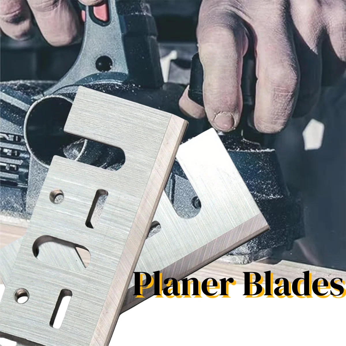 2pcs High Speed Steel Planer Blades Parts 3-1/4, Woodworking Electric Planer Replacement Blade for Hardwood Maklta 1900B
