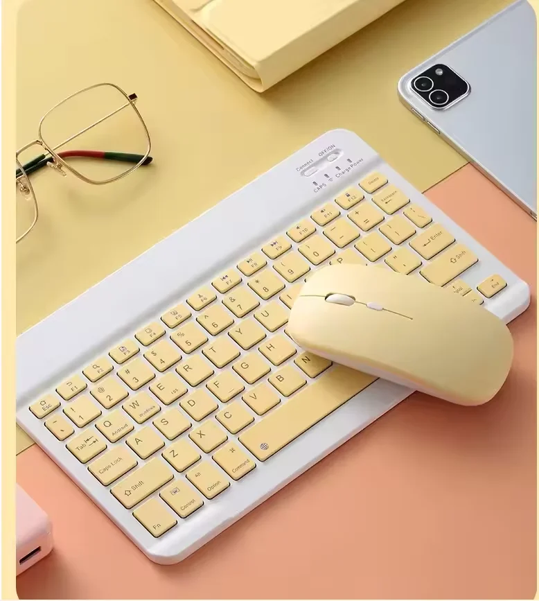 Wholesale Wireless Keyboard Mouse Kit Portable External Combo Fit Tablet Notebook Phone IOS Android Pad