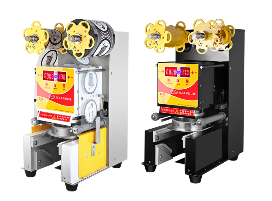 heat shrinkable film capping machine cup sealer for beverage multi automatic cup packaging machine