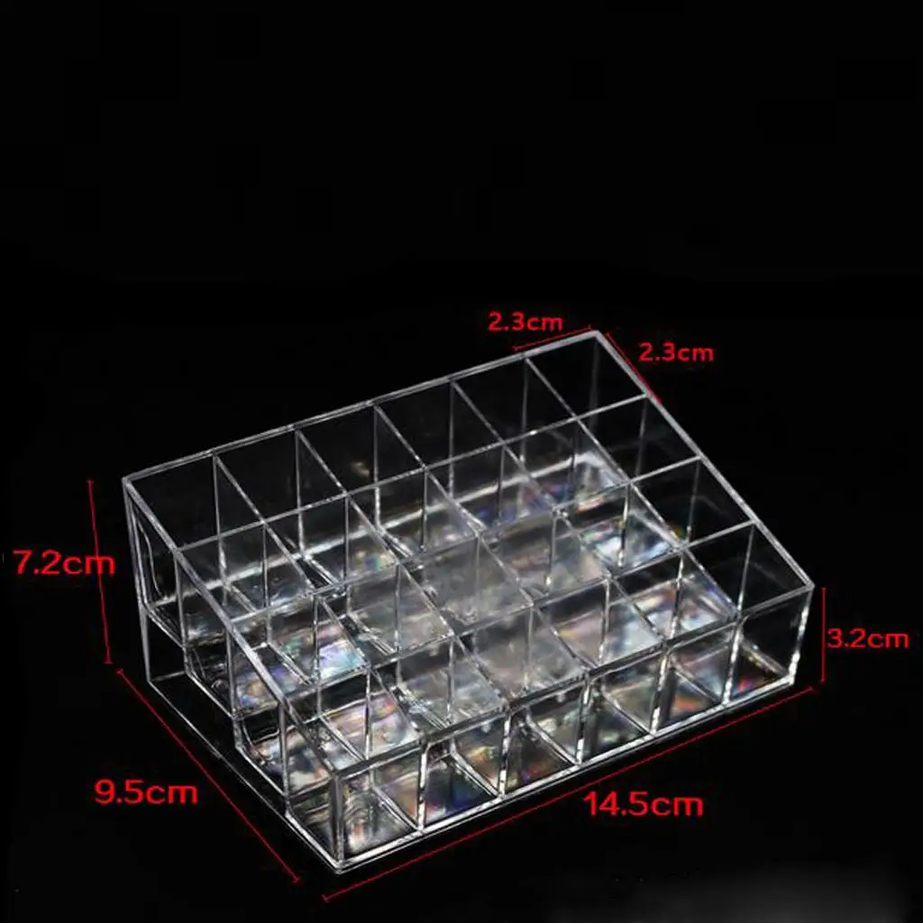

Holder,2 Acrylic Organizer Display Stand Cosmetic Makeup Organizer for ,Brushes,Small Bottles,and