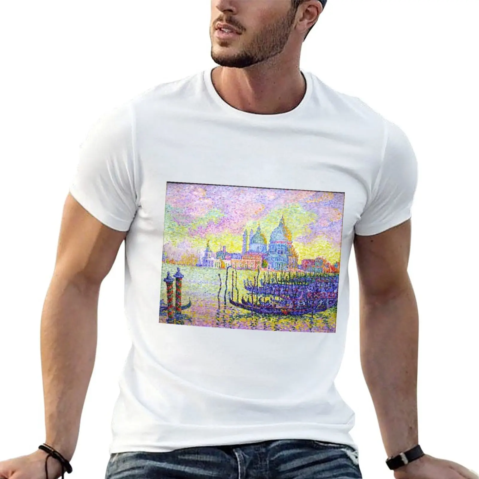Favourite Artist - Grand Canal, Venice - Paul Signac T-Shirt new edition oversizeds fitted t shirts for men