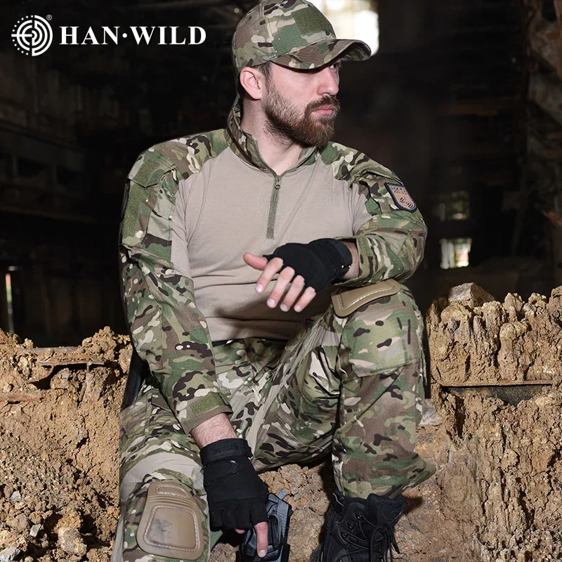 Taktische Uniform G3 Combat Sets Multicam Tarnanzug MCBK Outfit für Kampf Arbeitskleidung Camo Anzüge Wandern