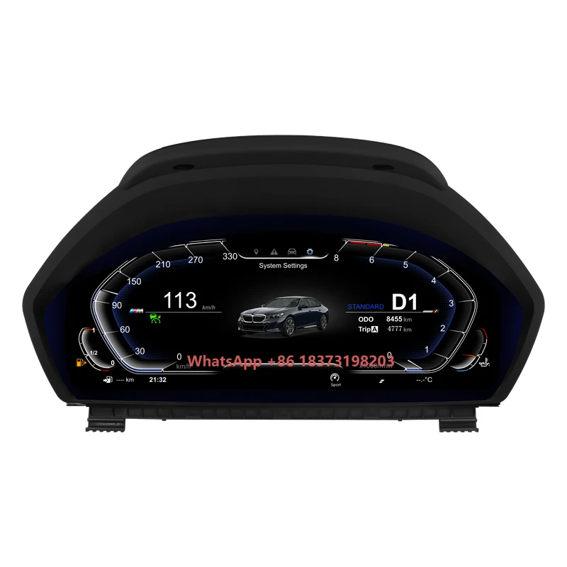 Xonrich 12.3inch Car Digital Cluster Odometer Dashboard for 3/4 Series GT F30 F32 F34 Speedometer Instrument Panel