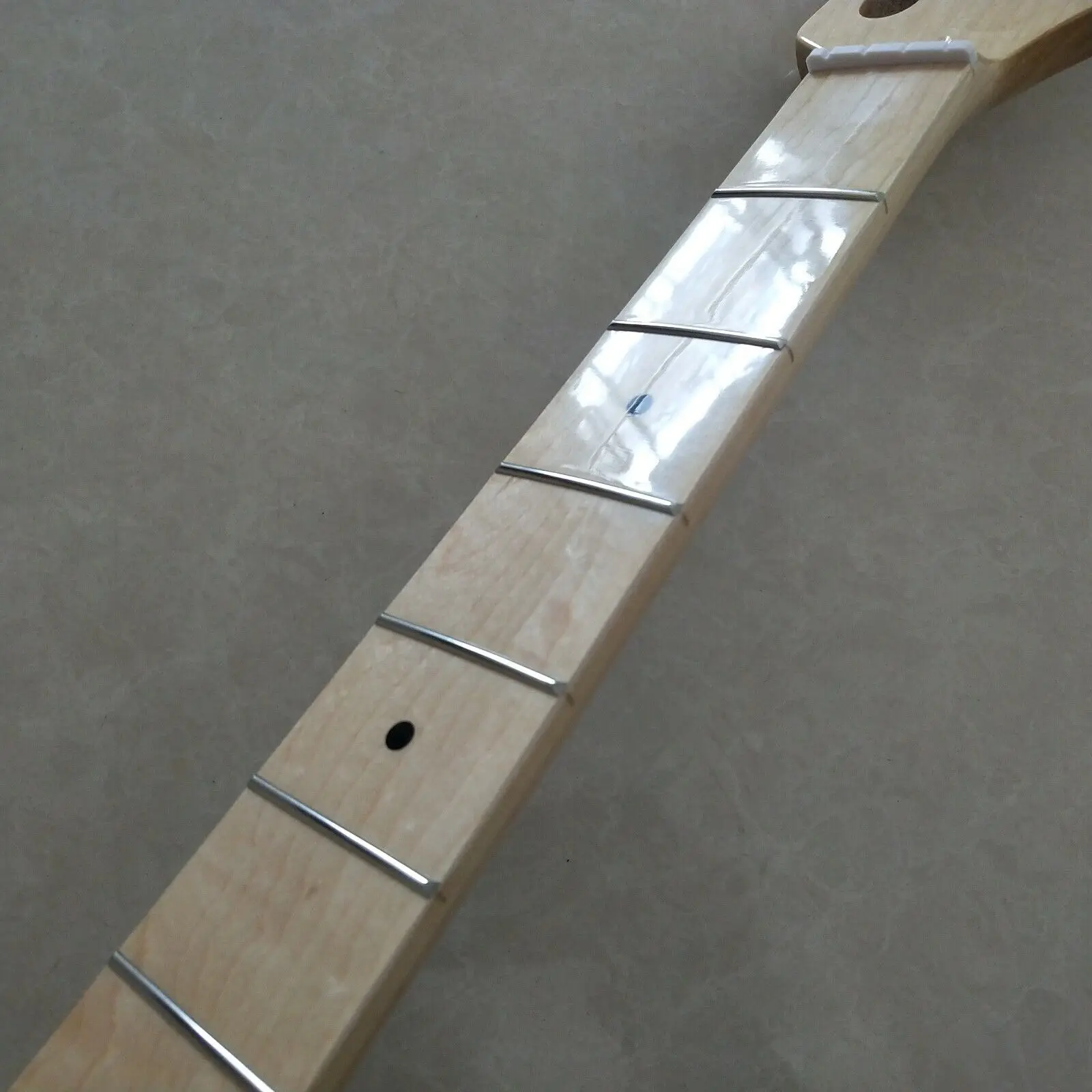 Gloss Maple P bass guitar neck parts 20 fret 34inch Maple Fretboard dots Inlay