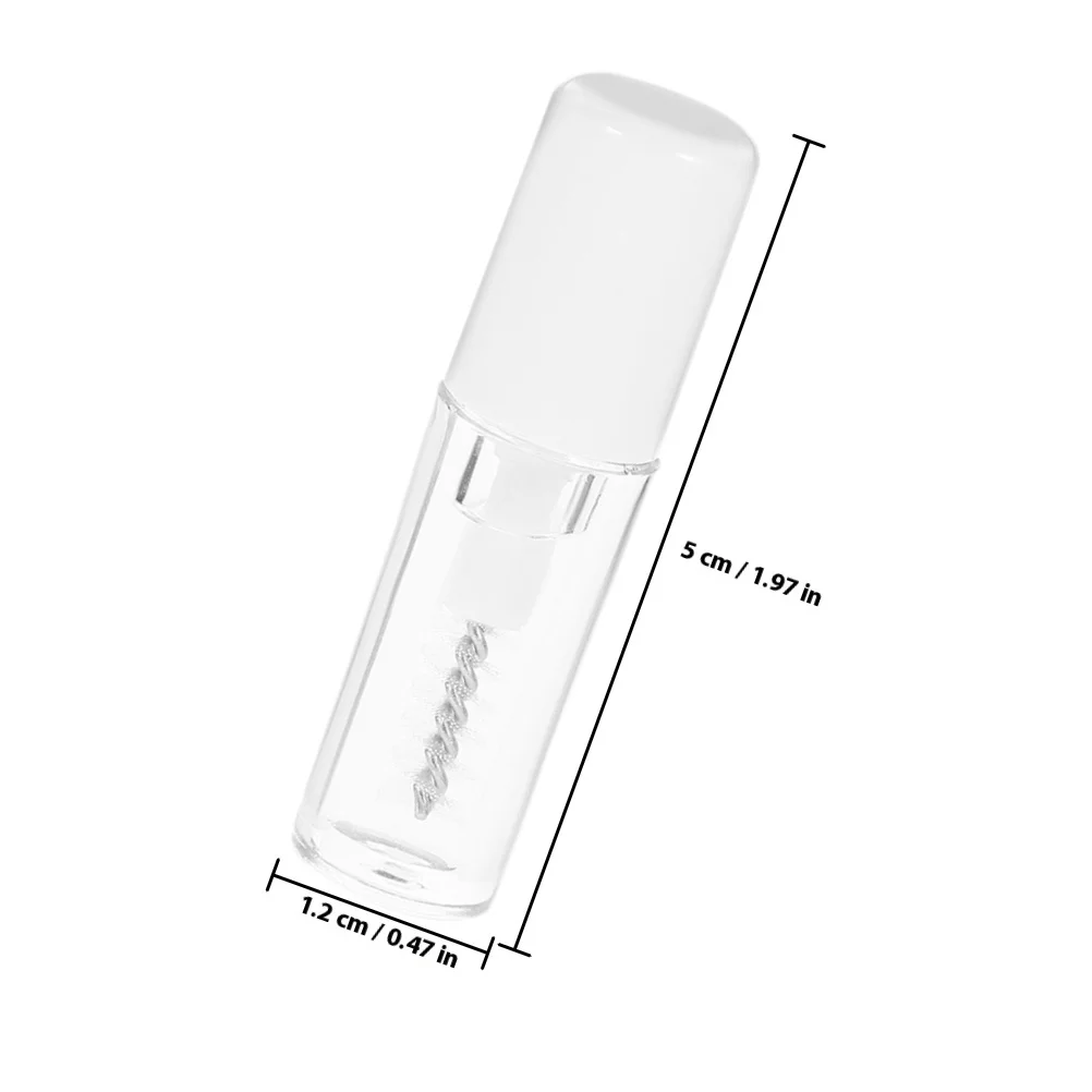 2Pcs Eyelash Raincoat Setting Liquid Mini Clear Lash Gel Waterproof Sweatproof Long Lasting Curl Definition Tubing Mascara
