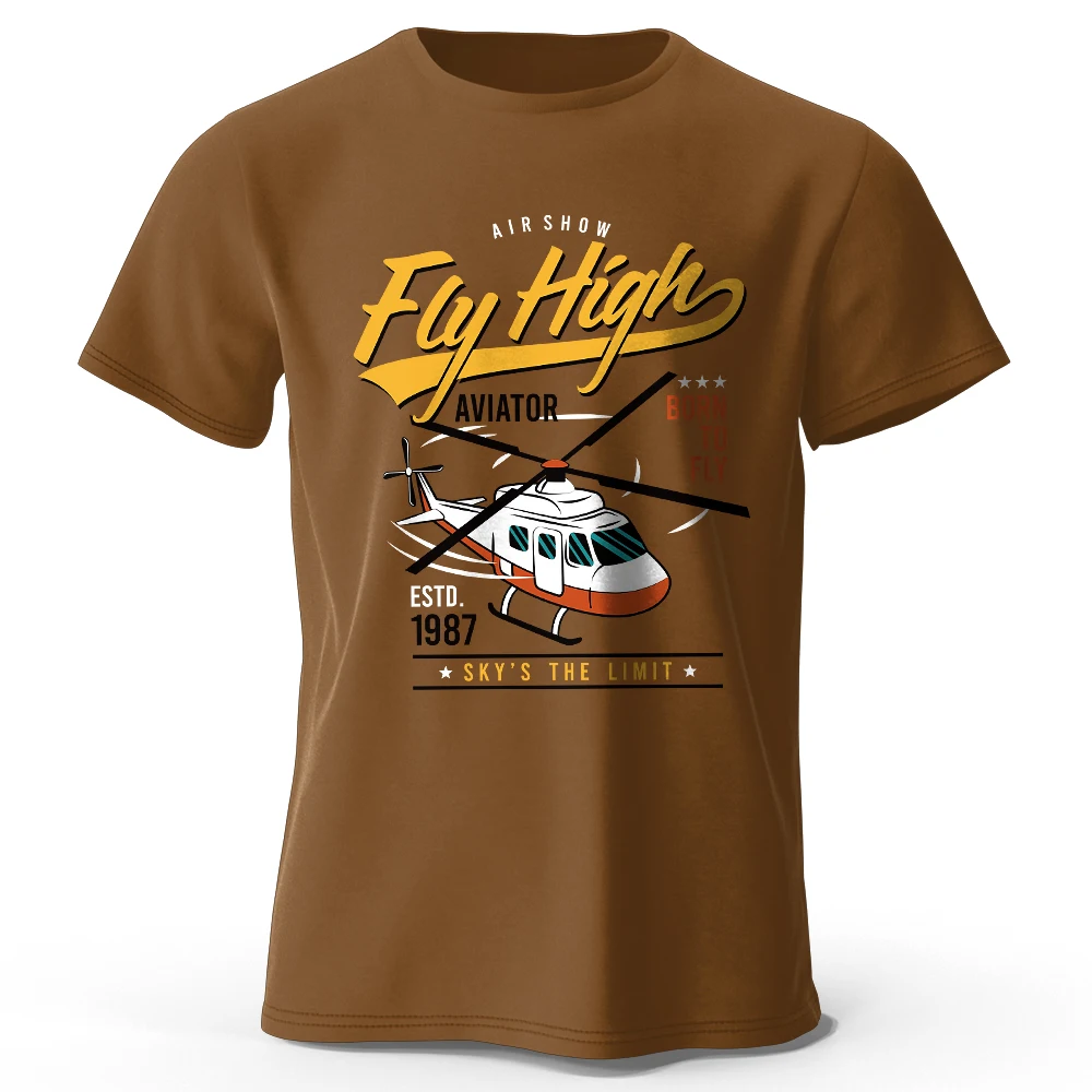 Militärhubschrauber, handgezeichnet, bedruckt, Unisex, für Herren und Damen, T-Shirt, T-Shirts, Tops, 100 % Baumwolle, Armee-Skizze, grafische taktische Ausrüstung