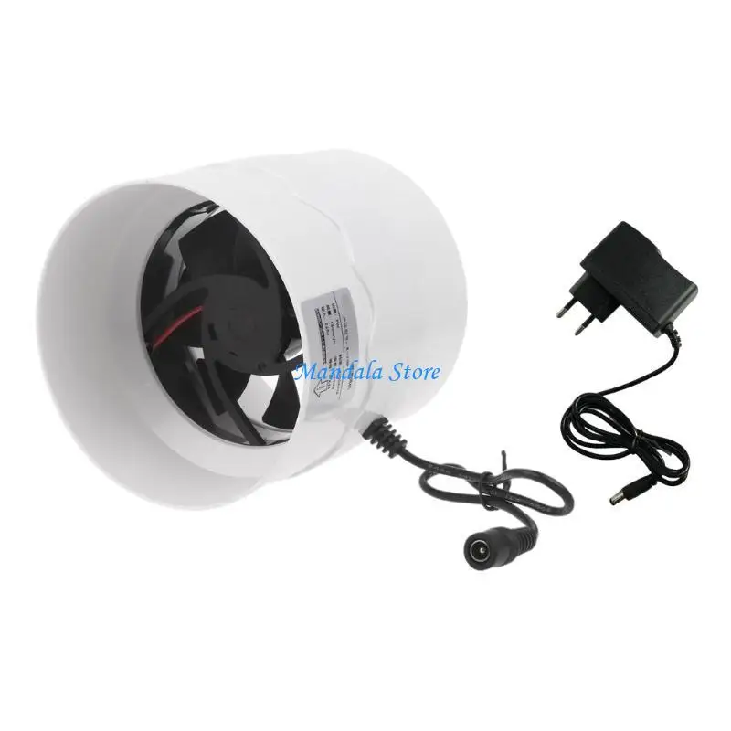 U2JC 110mm Air Blower Speed Regulating Exhaust Fan for Home Bathroom Ventilation