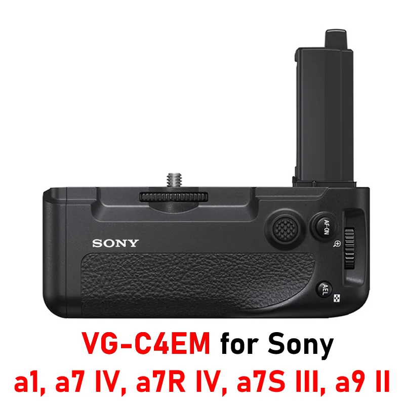 

New Original VG-C4EM Vertical Grip for Sony Alpha 1, a7 IV, a7M4, a7RM4, a7R IV, a7S III, a9 II Cameras