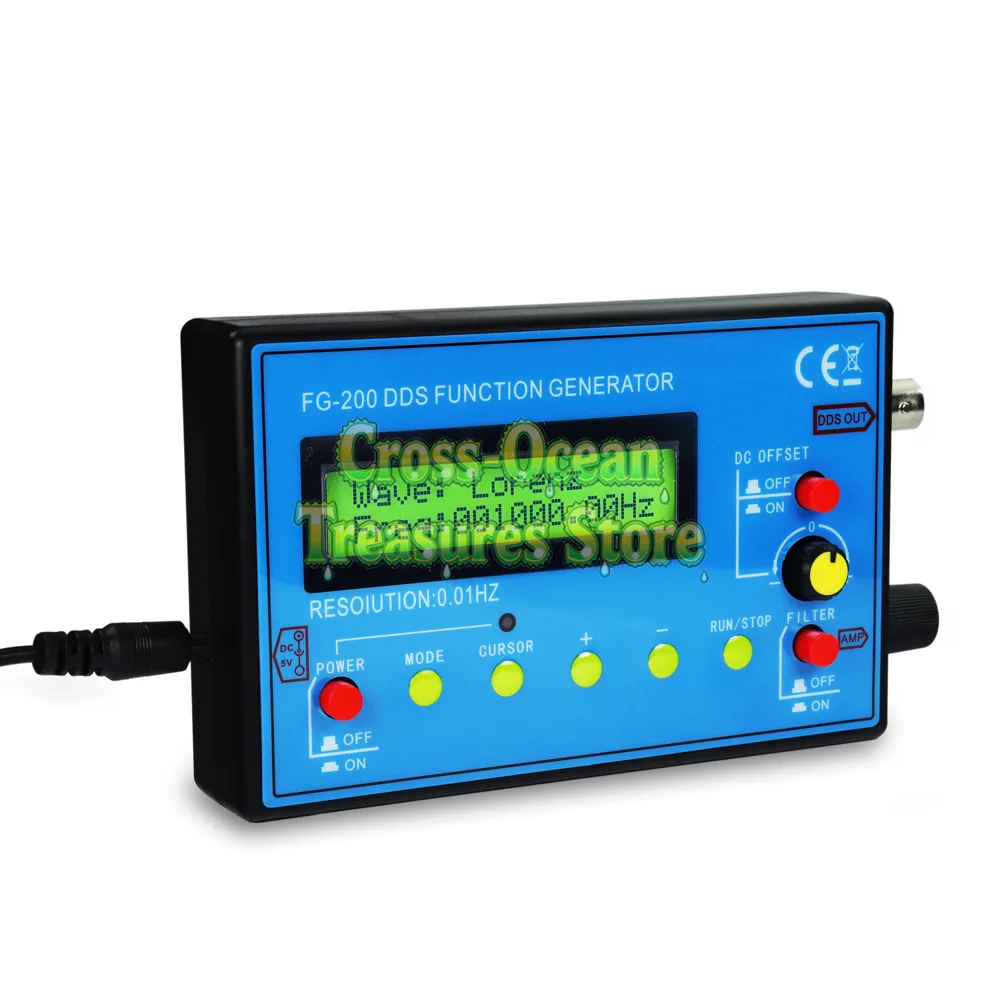

Генератор сигналов FG-200DDS 0,01 Гц-500 кГц7.83Функциональный генератор сигналов