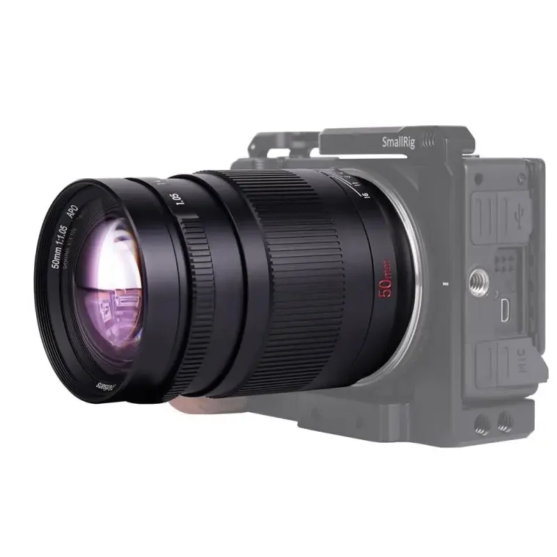 7Artisans 50 مللي متر F1.05 كامل الإطار فتحة كبيرة ثابتة البعد البؤري عدسة كاميرات بدون مرآة ل Leica L Nikon Z Canon RF Sony E