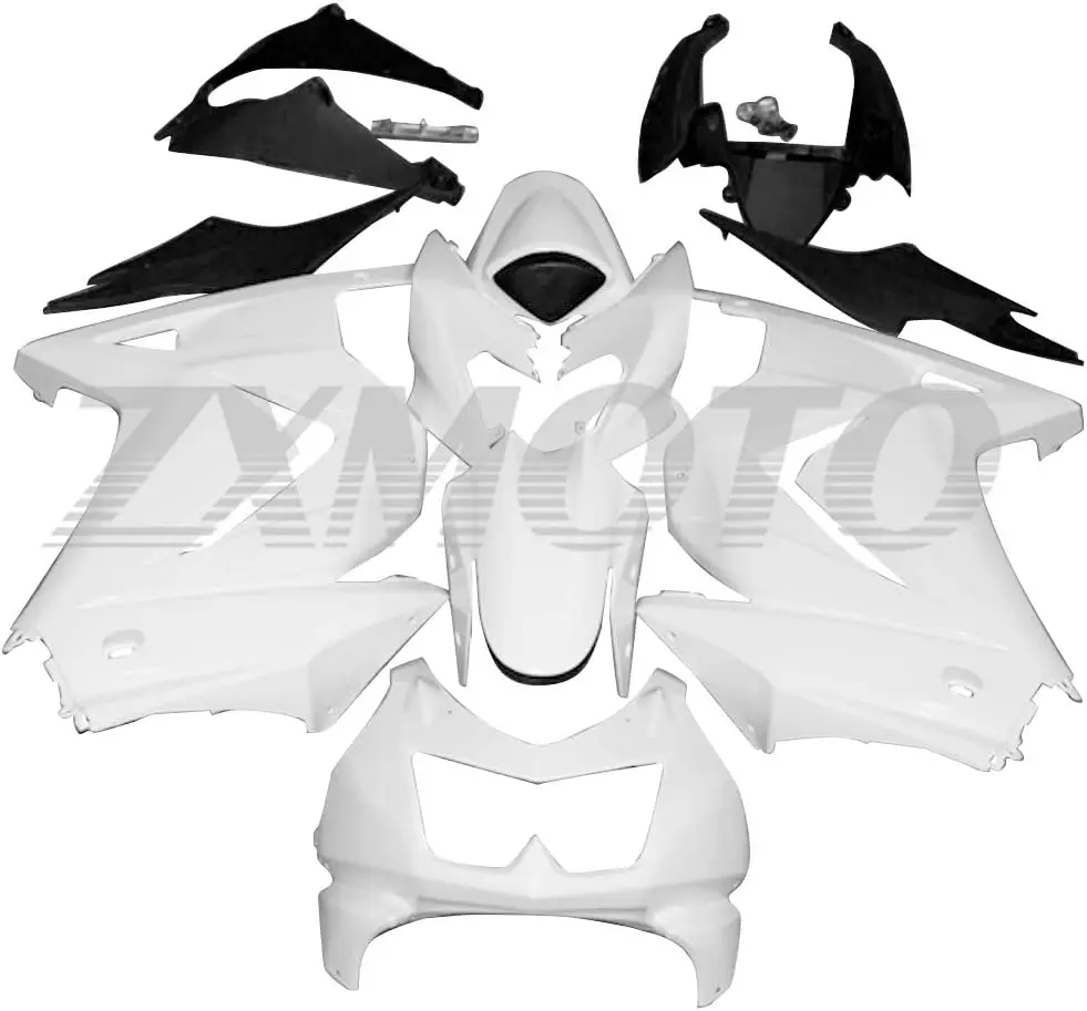 Kit de carenado de motocicleta sin pintar apto para Kawasaki Ninja 250R 2008 2009 2010 2011 2012 EX250 EX250J carenados de carrocería de plástico ABS