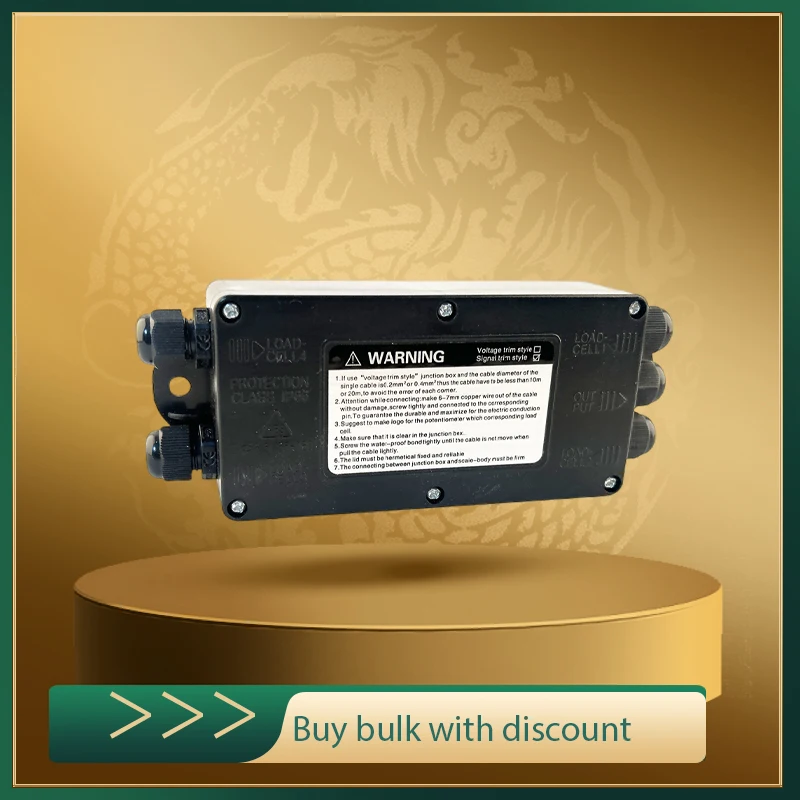 Precision PVC Junction Box for Platform Scales, Hopper Weighing, and Automation Systems – Supports 1-4 Load Cell Inputs One Out