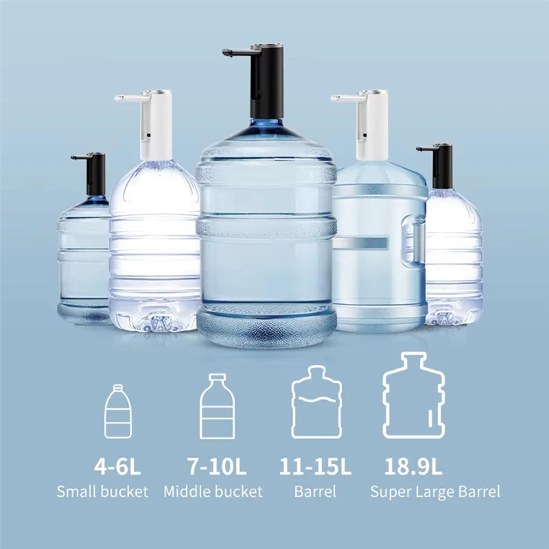 BAAR-Automatic Bucket Water Pump, Foldable Design, TYPE-C Charging, Durable Battery For Dispensing