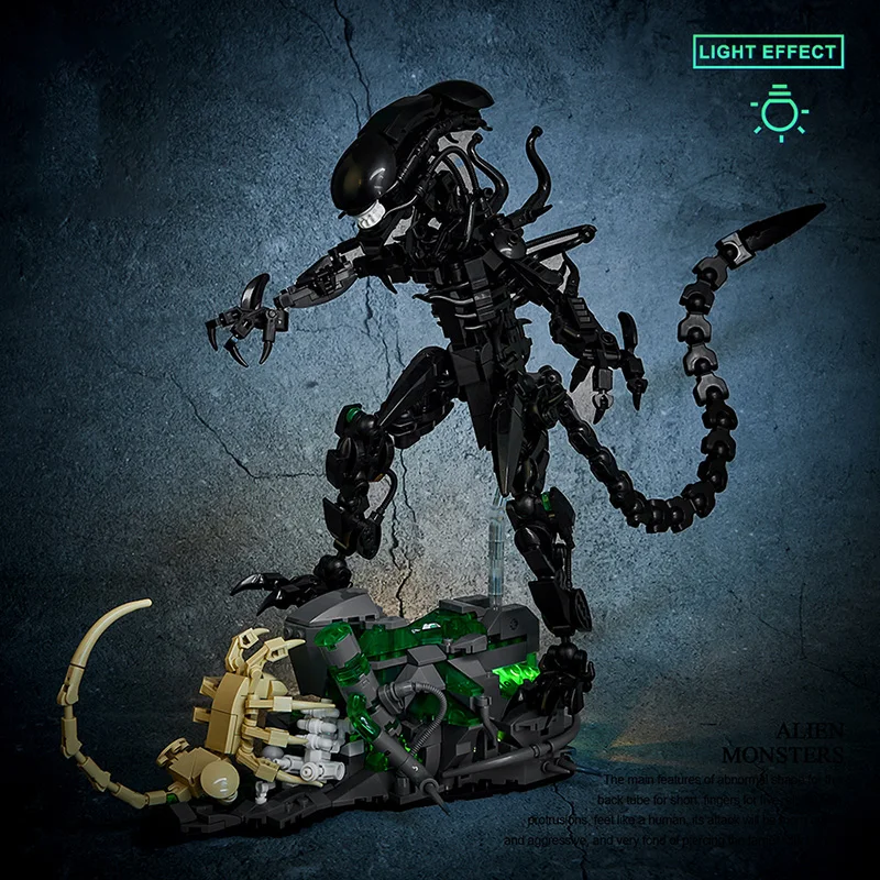 Kreative Expert Alien Monster Roboter Bausteine Technische Mechanische Alien Beasts MOC Montage Ziegel Spielzeug Für Kinder Geschenk