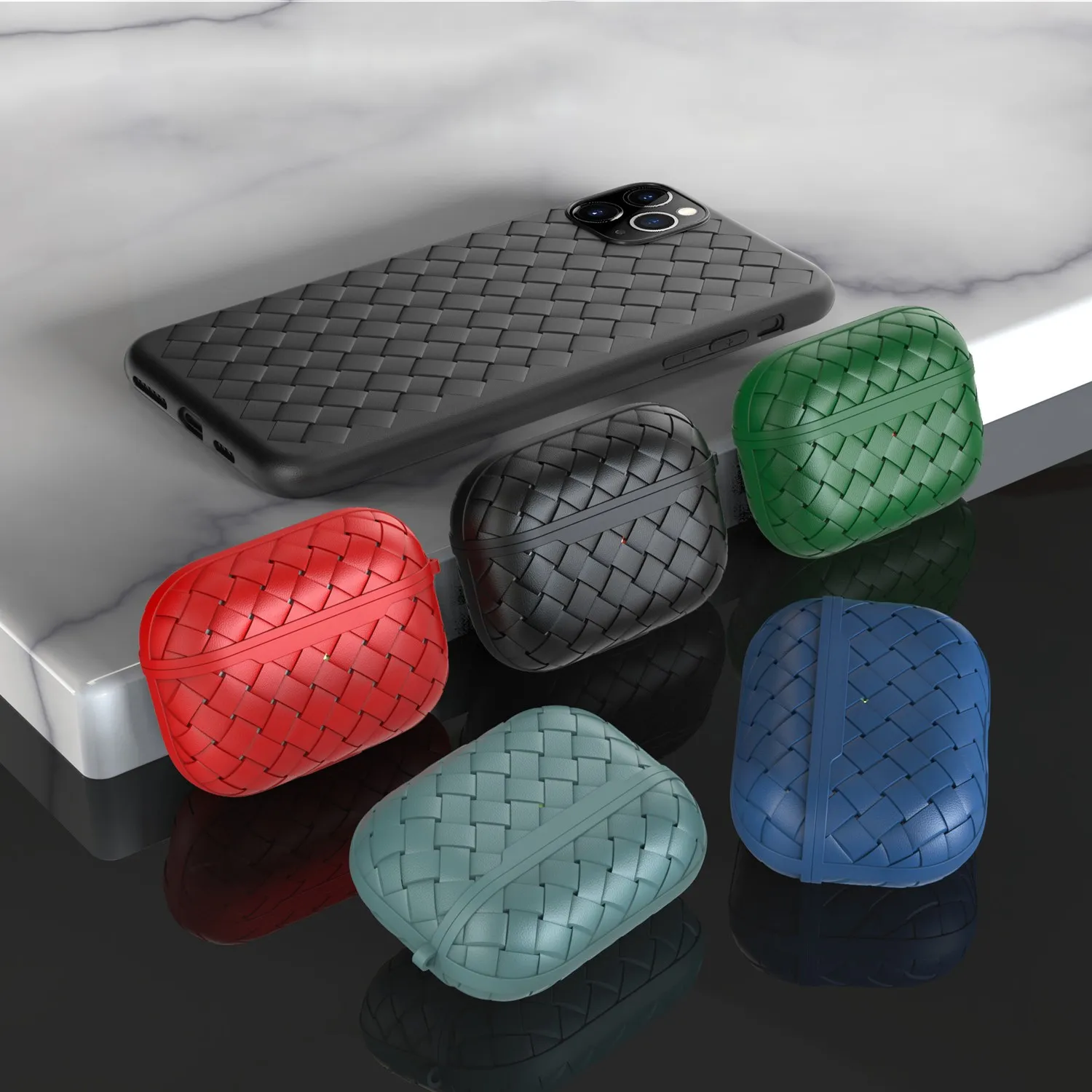 T36C لسماعات الأذن الاحترافية حافظة جلدية من السيليكون TPU مضادة لبصمات الأصابع #2