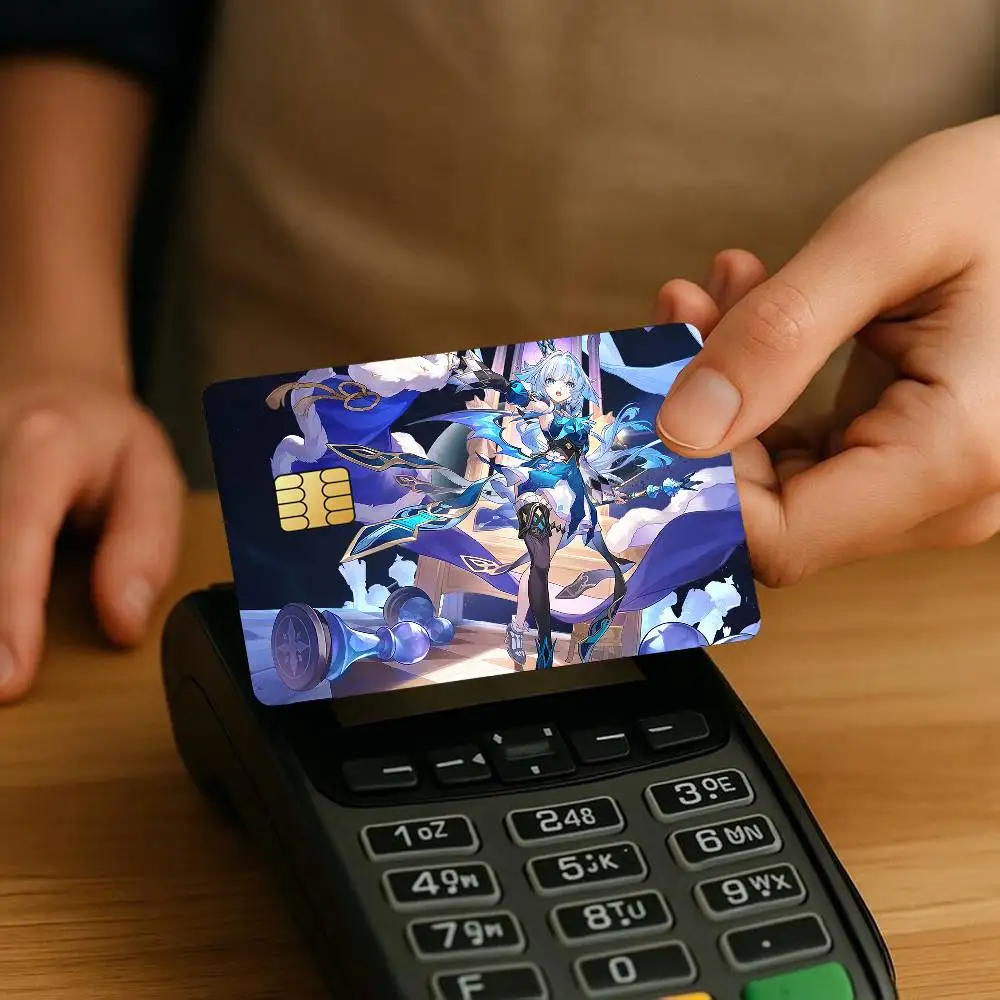 لعبة هونكاي ستار رايل سيريدا ملصقات بطاقة الائتمان الجلد لحافلة البنك مترو 4 قطع غطاء فيلم هدية #1