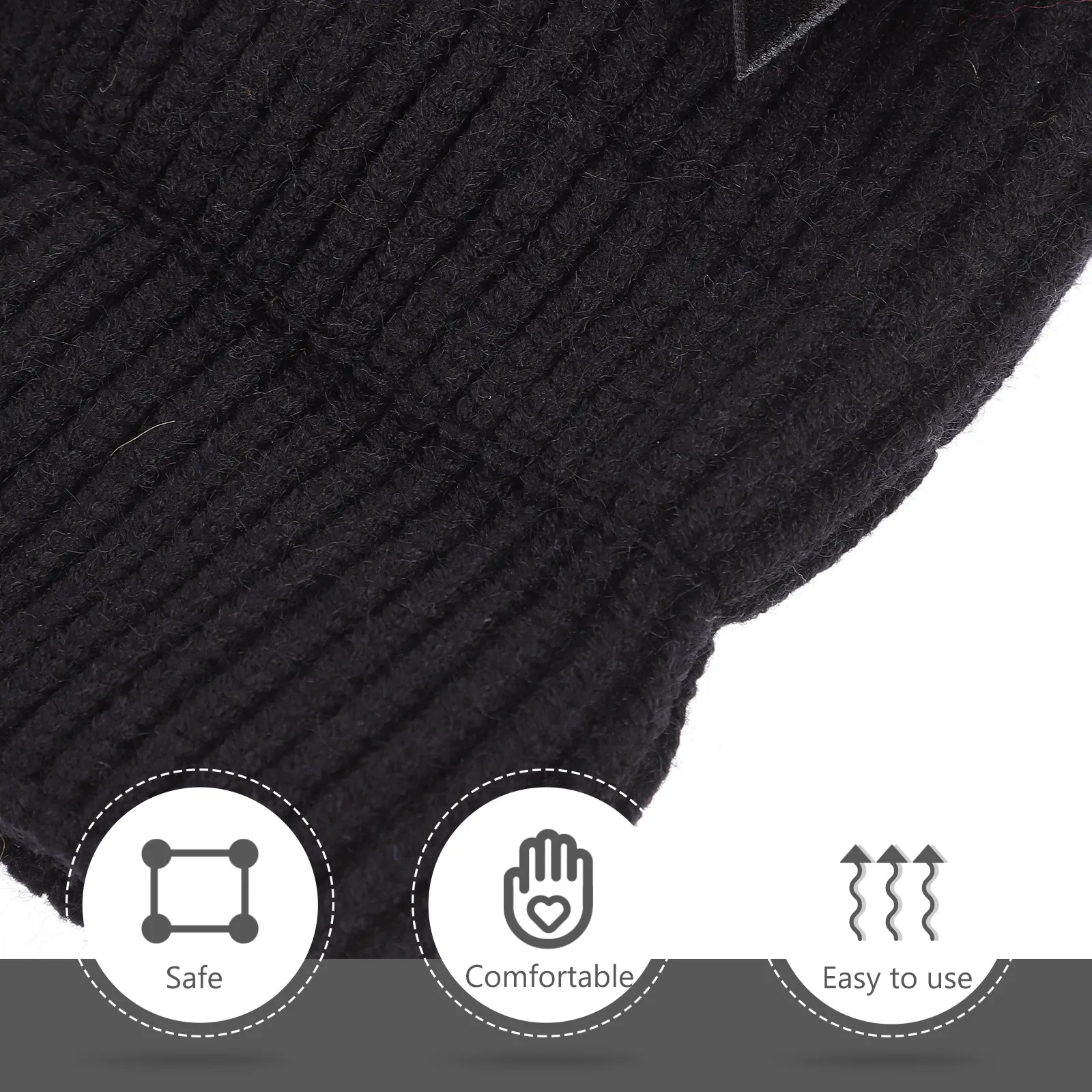 

1 шт. Детская вязаная шапка с милыми помпонами и бантом, мягкая, теплая, эластичная, зимняя шапка для мальчиков и девочек, яркая и удобная