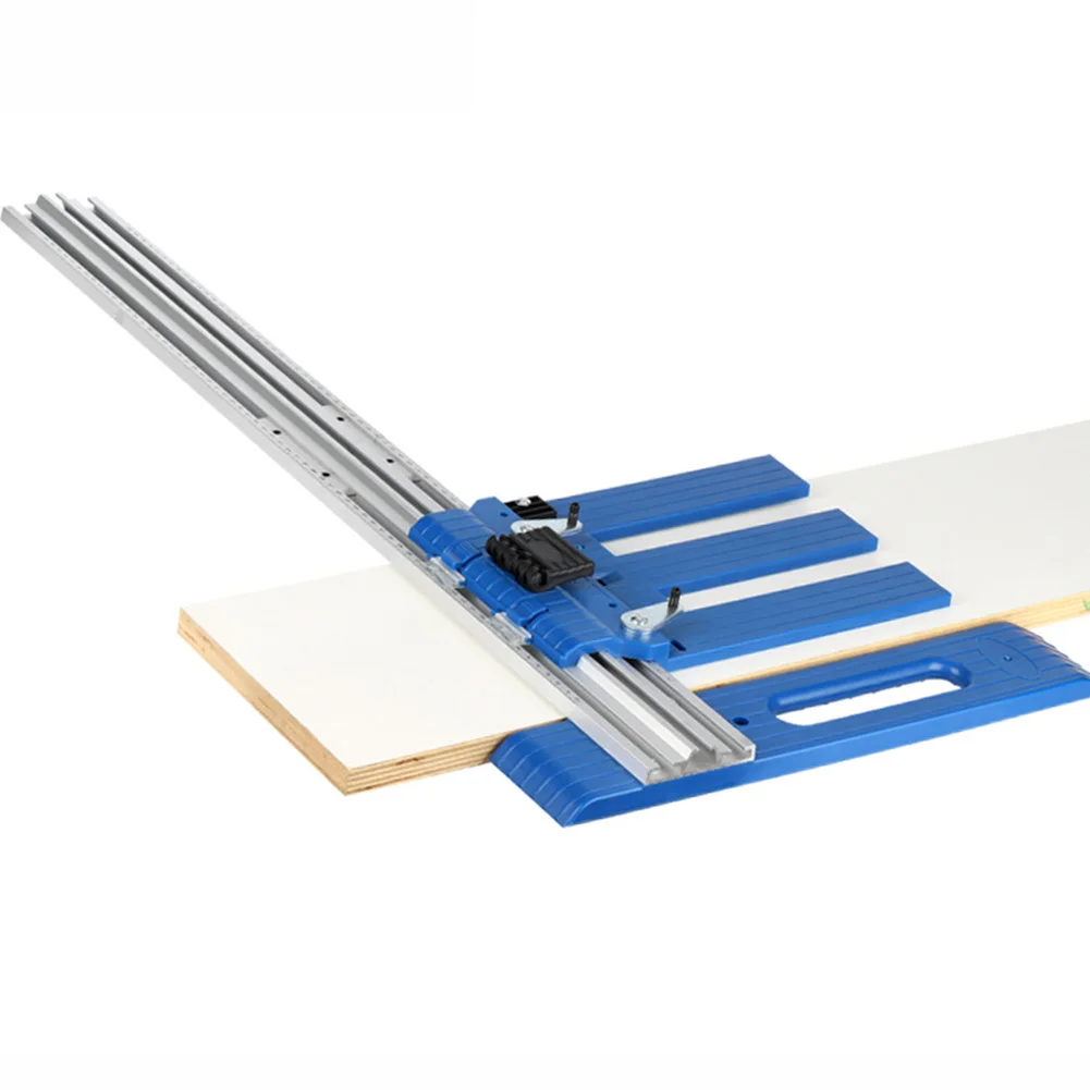 Fixed Guide Rail for Circular Saws Compatible with Most Models for Accurate Straight Cuts and Slotting Applications