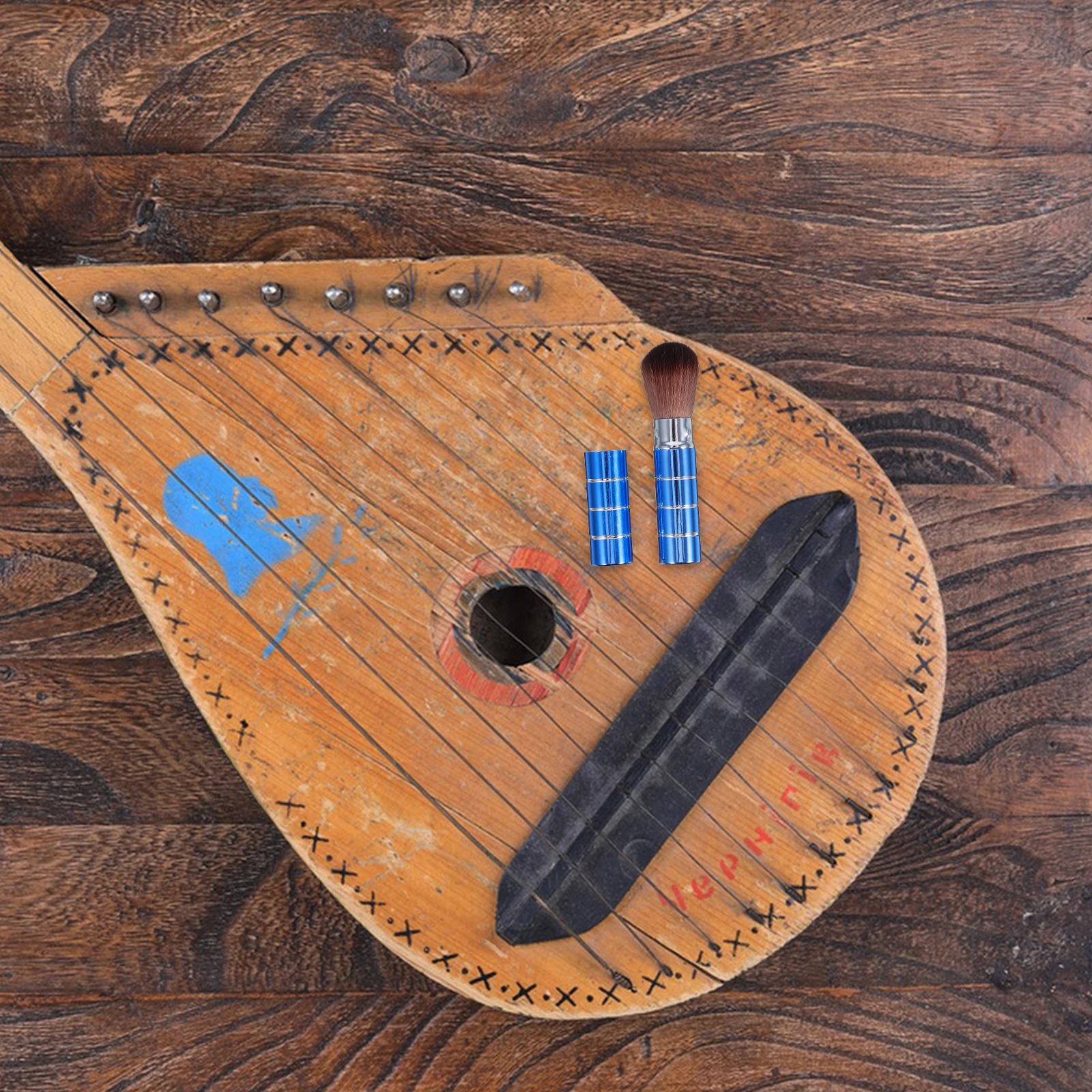 

Efficient Dulcimer Groove Cleaning Brush Portable Tool For Musical Instruments Dust Removal Compact Design