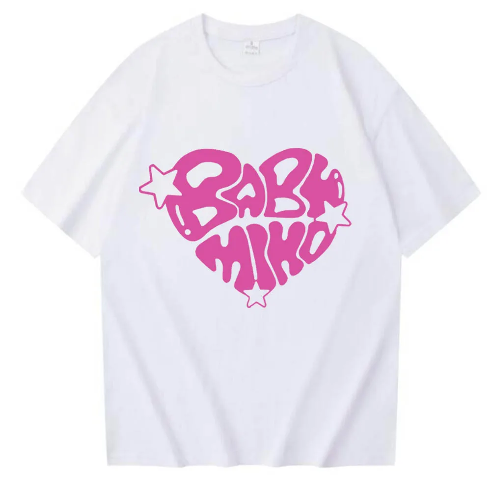 Baby Miko T-Shirts Young Miko Merch Harajuku Young Miko Fan Gift Unisex O-Neck Short Sleeve Shirts