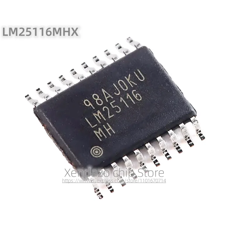 2pcs/lot LM25116MHX/NOPB LM25116MHX LM25116MH LM25116 HTSSOP-20 package Synchronous voltage reduction controller chip