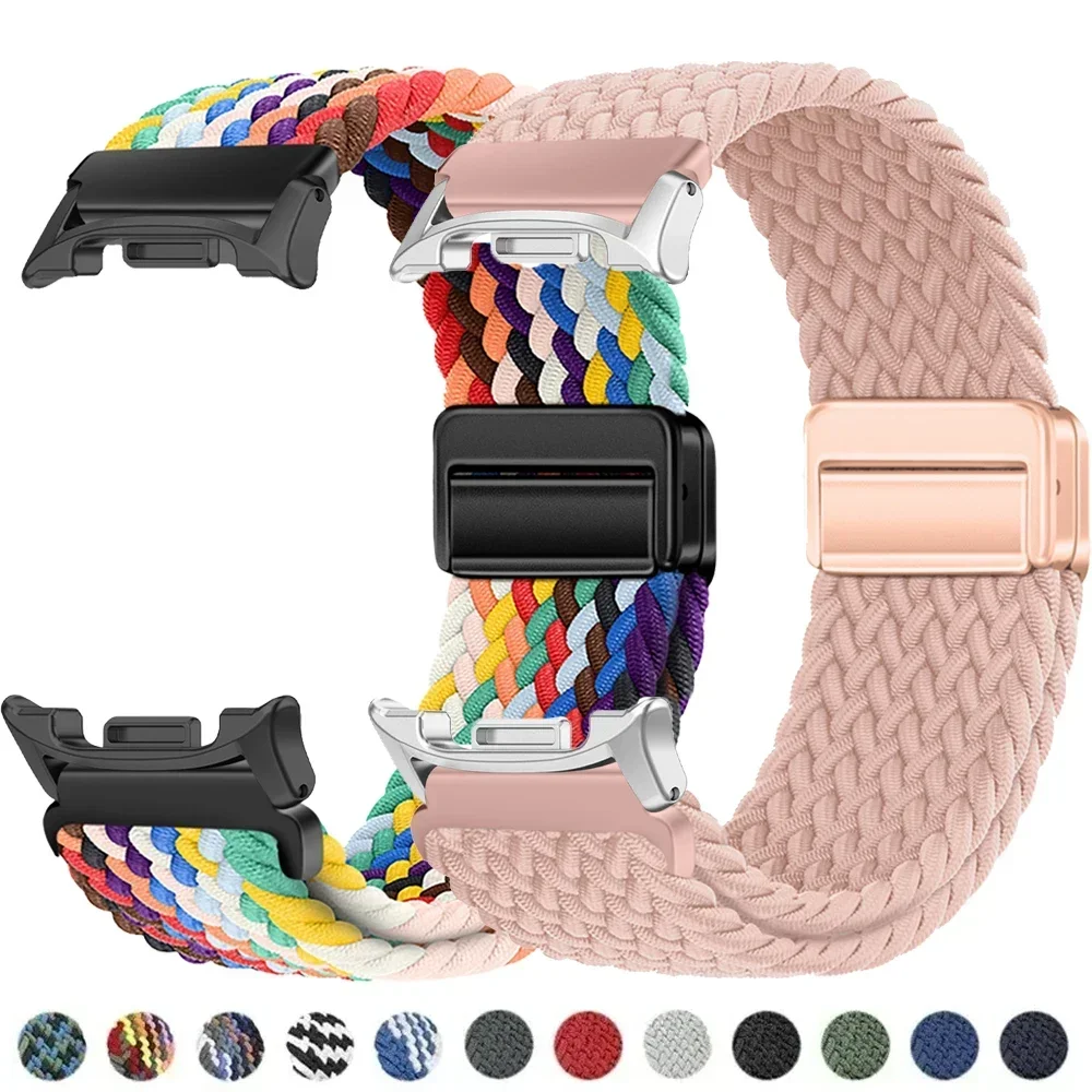 Geflochtenes Schlaufenarmband für Samsung Galaxy Watch 9/8 40 44mm 8 Classic 46mm Magnetverschlussband für Galaxy Ultra 2026 2025 Armband – Detail 2