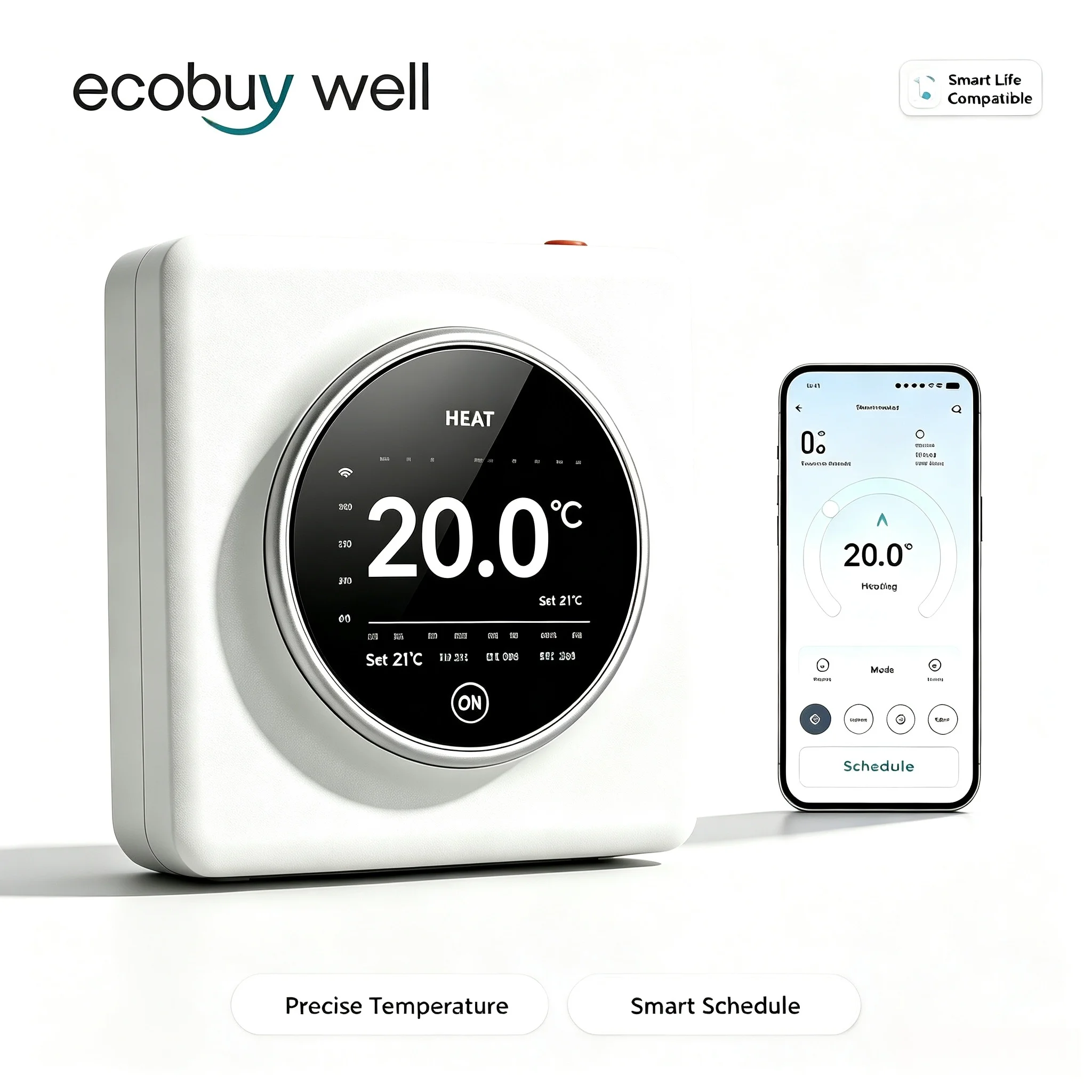 Tuya Wi-Fi Thermostat Floor Heating Controller Smart Wi-Fi Thermostat For Warm Floor Gas Boiler Digital Temperature Controller
