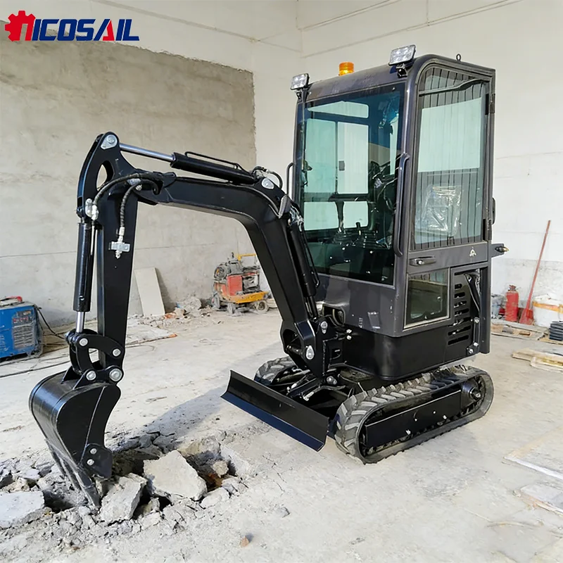 

Мини-экскаватор на гусеничном ходу 1,2 тонны с гидравлическим приводом, одобренный по стандарту EURO 5 EPA, для европейского рынка