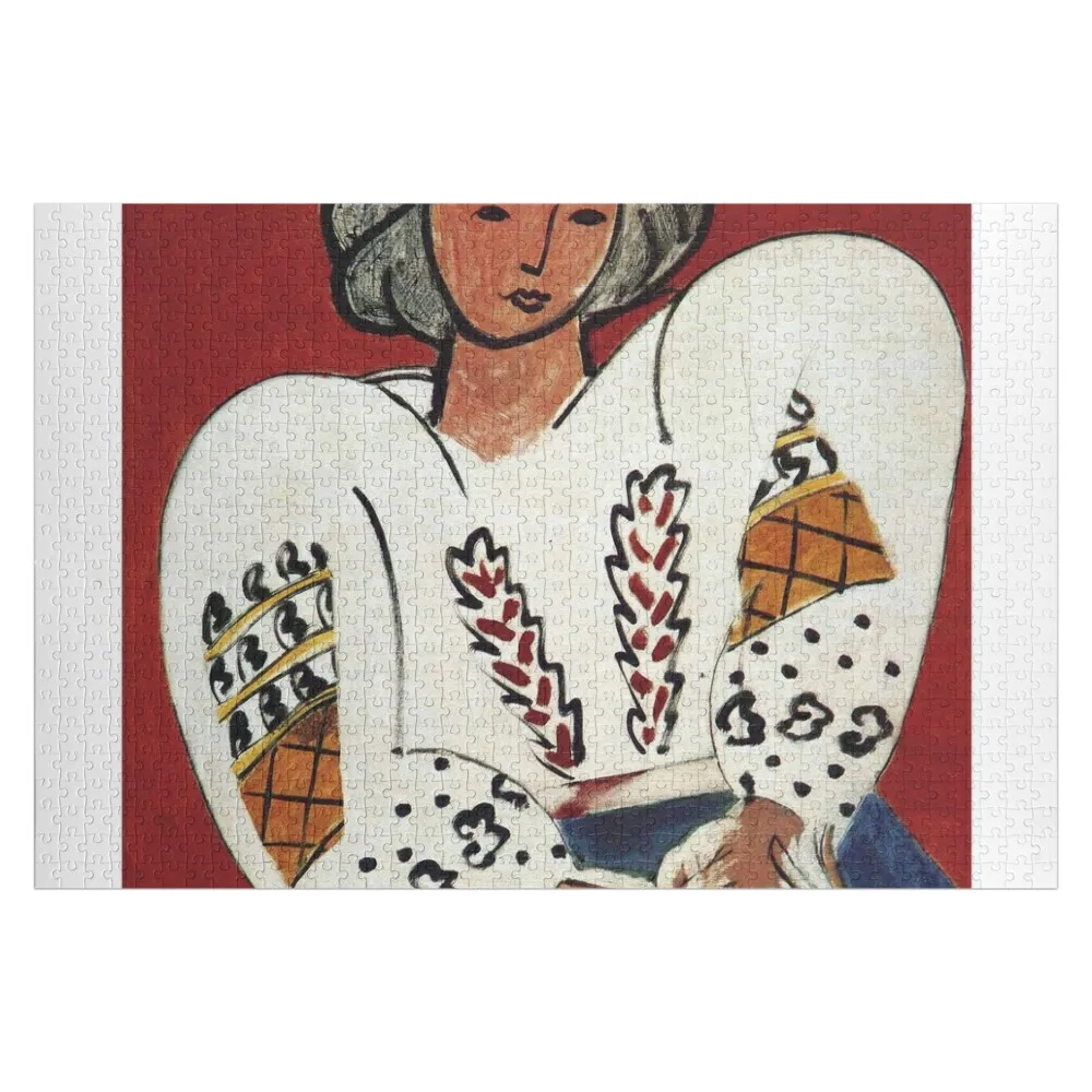 

Henri Matisse - The Romanian Blouse - Exhibition Poster Jigsaw Puzzle Jigsaw Pieces Adults Personalised Jigsaw Puzzle