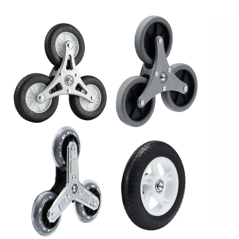 Aluminum Alloy Shopping Cart Wheels Hand Pulling Stair Climbing Shopping Cart Vegetable Buying Pull Rod Small Pushcart Access...