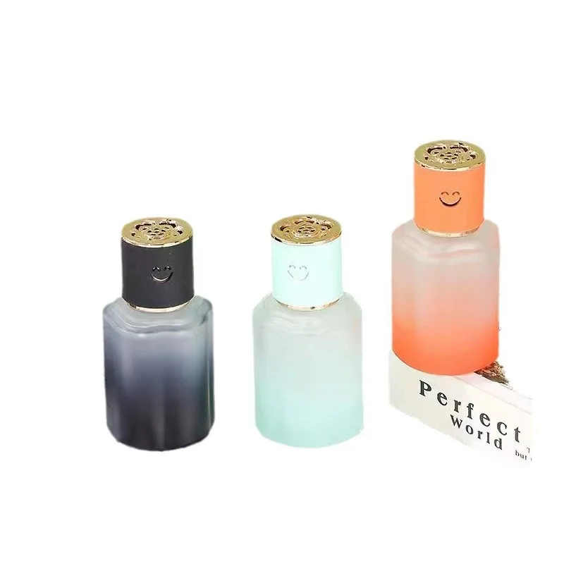 زجاجات عطر زجاجية 120 مللي عطر منزلي أنيق قابل لإعادة الملء ديكور منزلي ناشر البخور زجاجة ناشر القصب للعلاج بالروائح #4