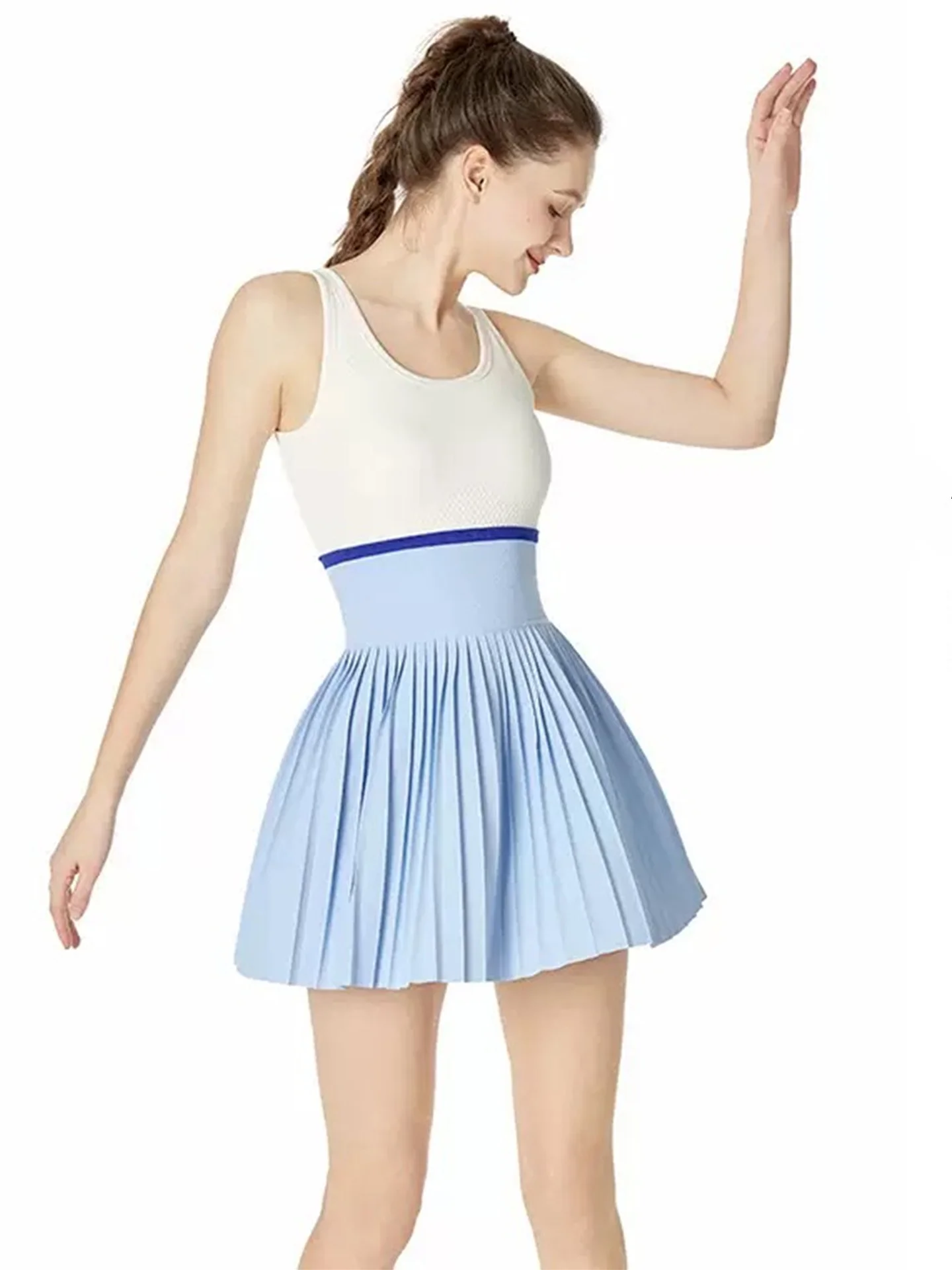 

Neall Dr with Chest Pad Qui Dry Anti Exposure Ba Спортивная юбка для бадминтона Gored ort Юбка