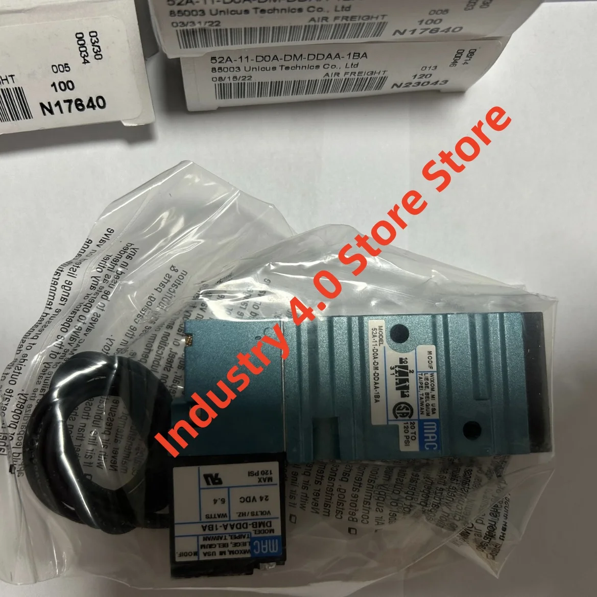 

Brand new 52A-11-DOA-DM-DDAA-1BA 52A-11-DOA-DM-DDAJ-1JB solenoid valve