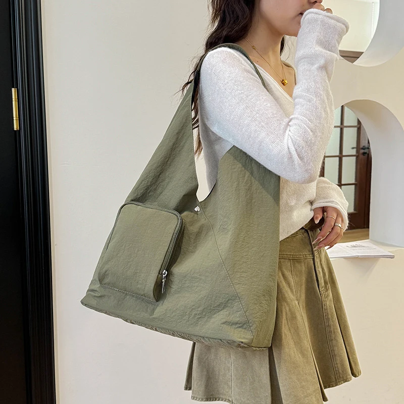 

Women's Large Capacity Crossbody Bag for Commuting High-End Tote Bag Student Unique Korean Style Versatile Travel Handbag