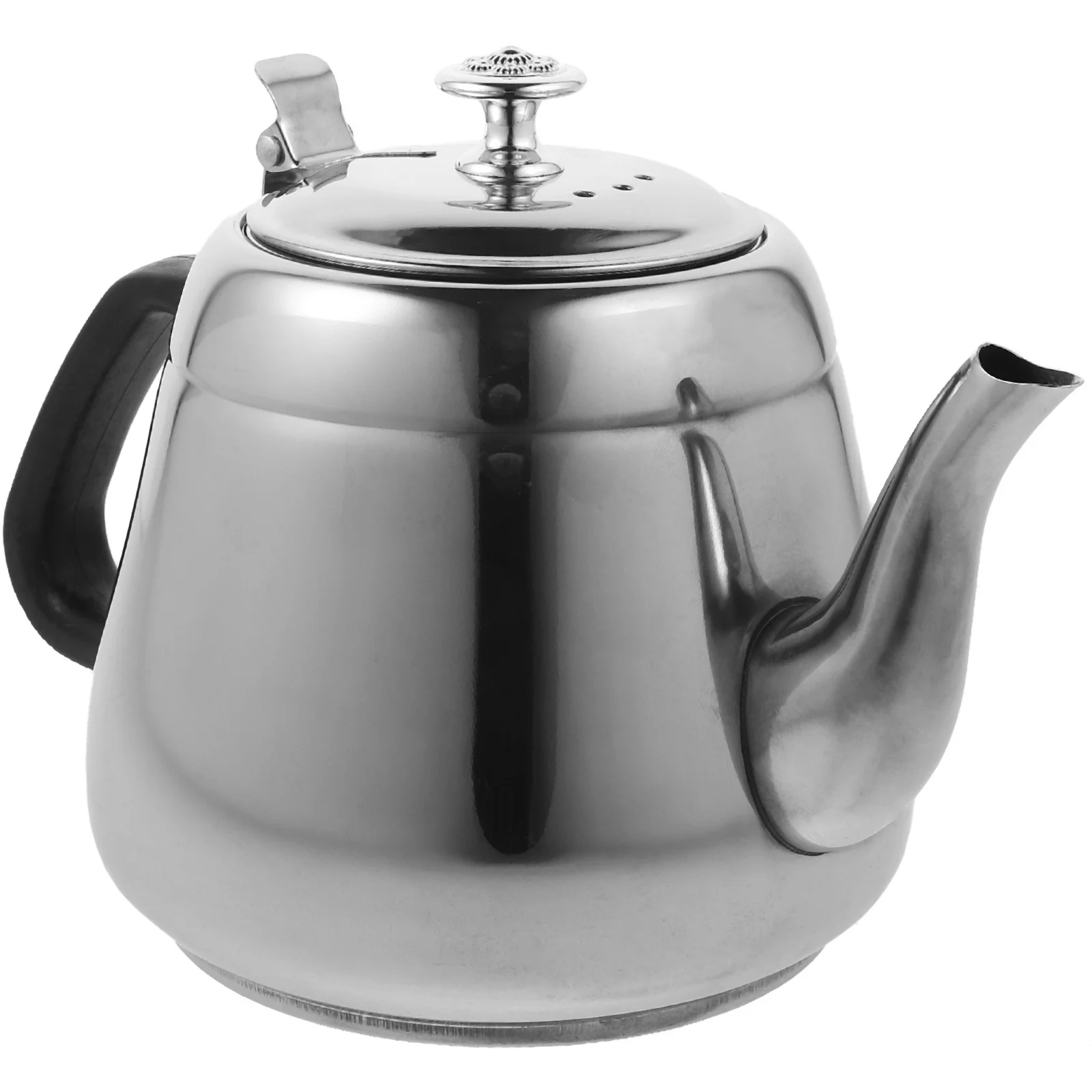 

Stainless Steel Water Kettle 2L Heavy Duty Tea Pot With Strainer For Home Kitchen Induction Cooker Stove Top Brewing