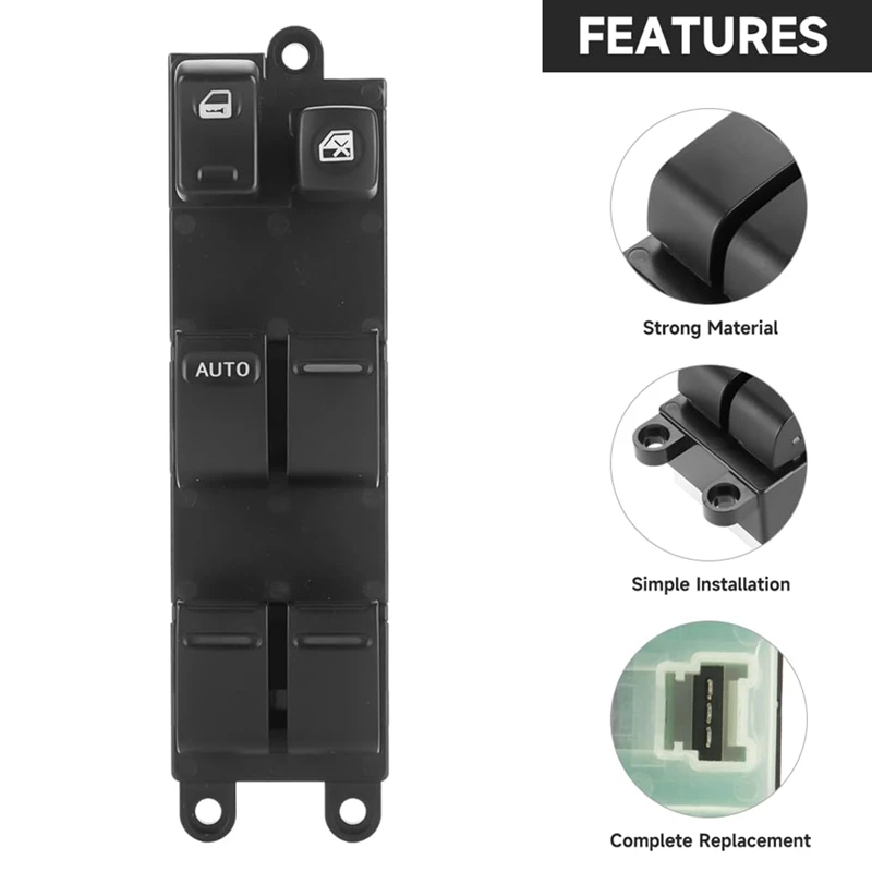 New High Quality Car Window Lift Switch Electric Window Switch 25401-EQ305 25401EQ305 For Nissan X-Trail 2002-2007