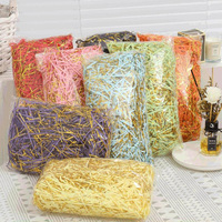 10/50/100g Colorful Shredded Crinkle Lafite Material Packaging Filler DIY Gift Box Filling Party Wedding Christmas Decor
