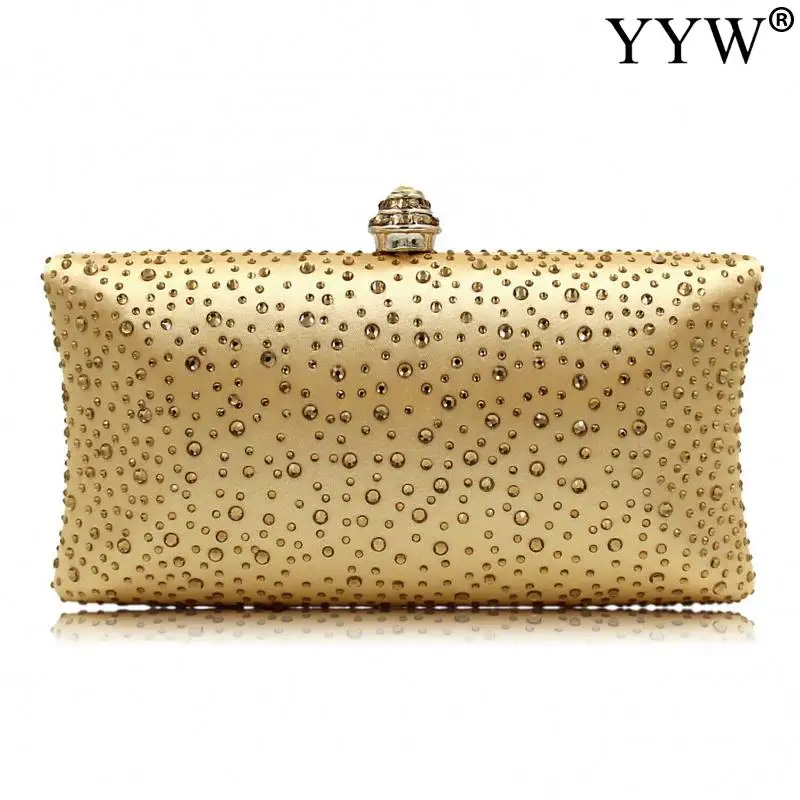 New Fashion Luxury Women Clutch Bag With Rhinestone Exquisite Design For Women Party Wedding Shoulder Bag Handbag Evening Bag