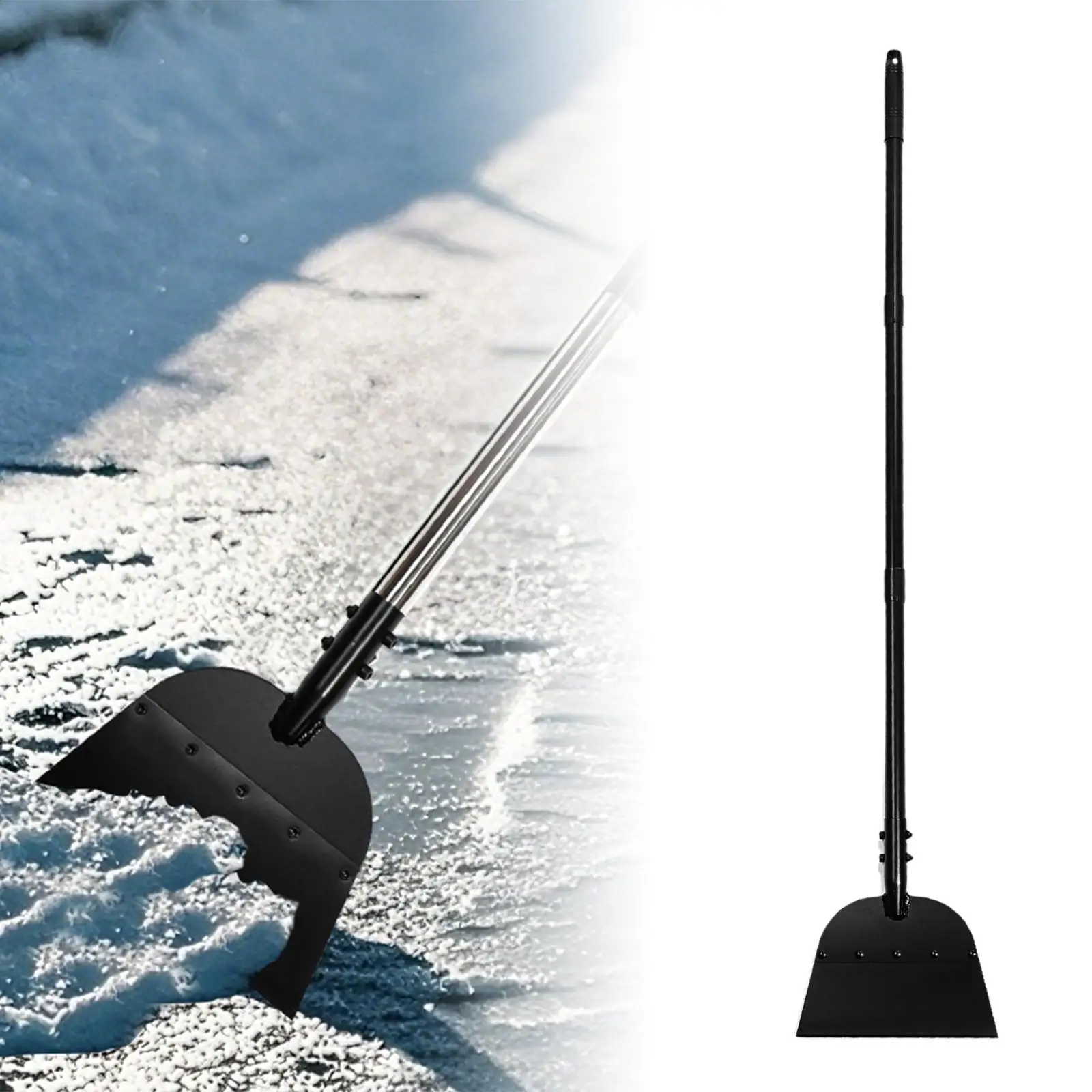 Stainless Steel Scraper Garden Cleaning Scraper Multifunction Gardening Tool for Garages Lawn Edging Driveway Road Walkway