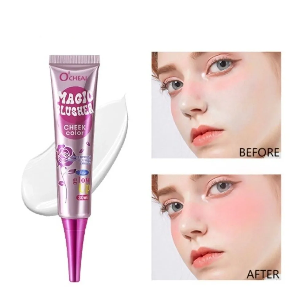 Natural Nude Magic Kleurveranderende Blusher Goede teint Gemakkelijke make-up Gradiëntveranderende Blush Langdurig mat