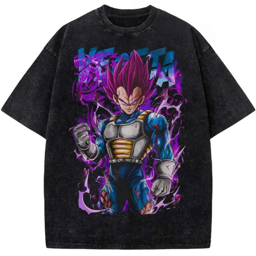 

2026 Dragon Ball Vegeta Great Ape Transformation Print Cotton Oversized T-Shirt for Men Women Casual Loose Fit Unisex Anime
