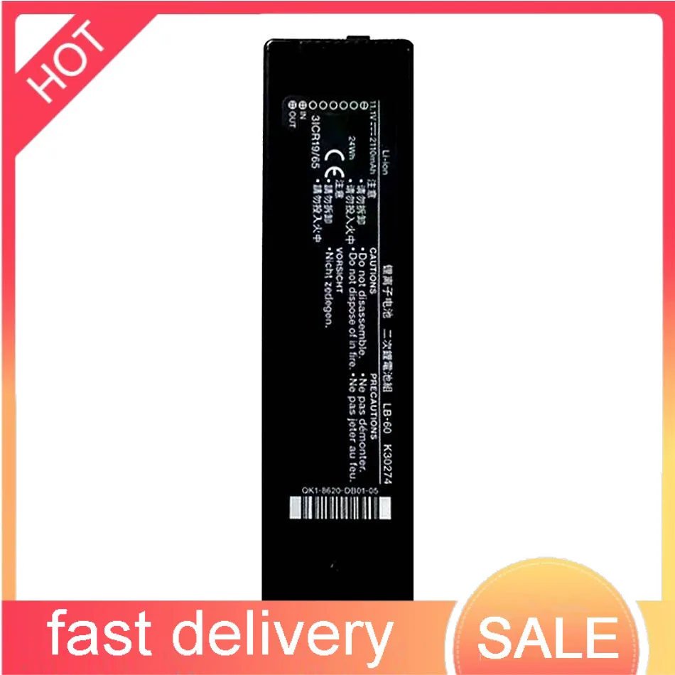 

Durable For Canon LK-62 Pixma i260 i320 iP100 Min 2446B003 K30274 LB-60 QK1-2505-DB01-05 2200mAh Printer Battery